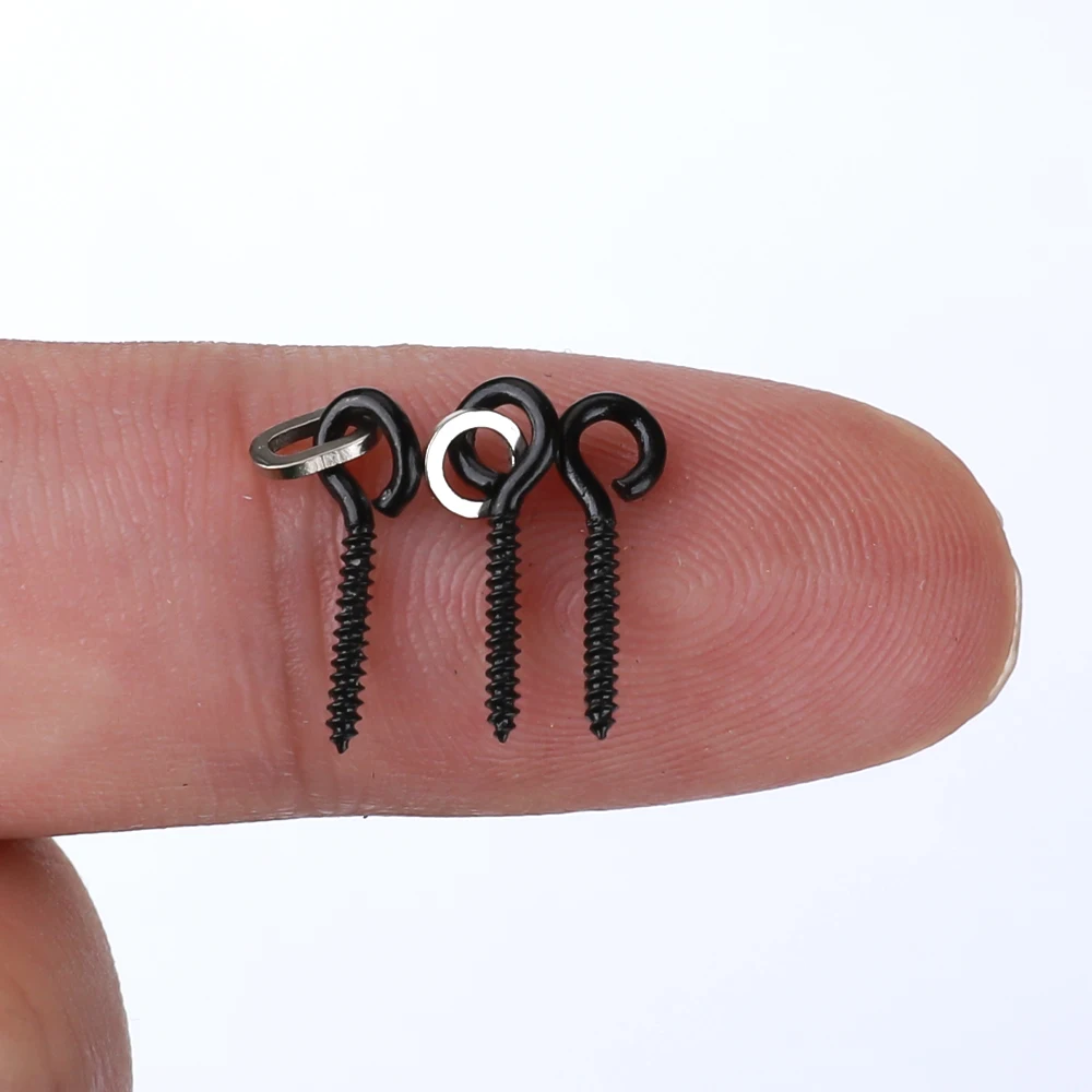 FTK-accesorios de pesca de carpa, 10 Uds./20 piezas Uds., anzuelo de pesca, tapón de tornillo giratorio para Ronnie Spinner Rig Boilies Stopping - imagen 5