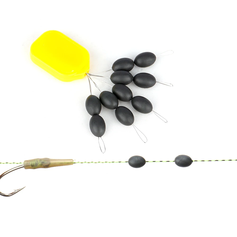 Hirisi 1 Juego de pesas de gancho de plomos de tungsteno tamaño 4mm/6mm/8mm aparejos de pesca de carpa AG301 accesorios de pesca - imagen 2