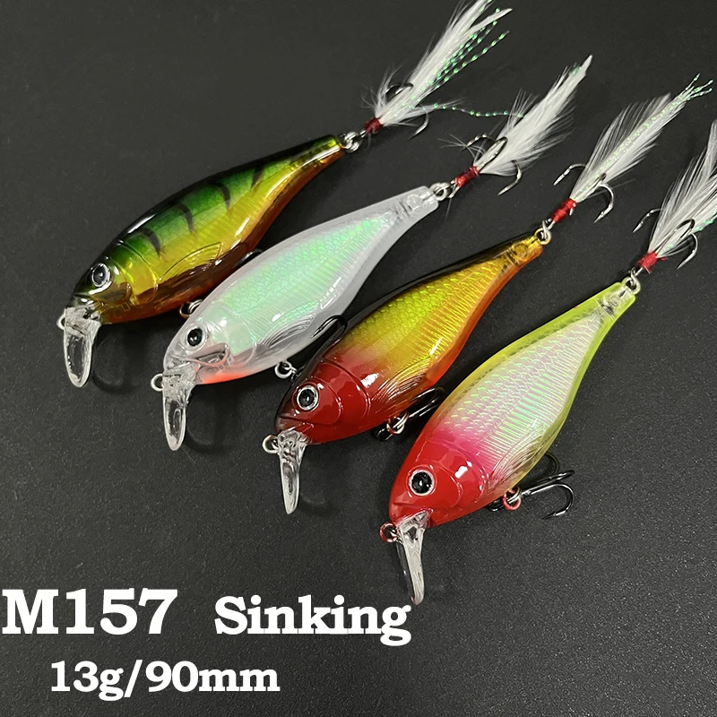 Crankbait Hundible con Plumas – Pececillo para Agua Dulce y Salada - imagen 4