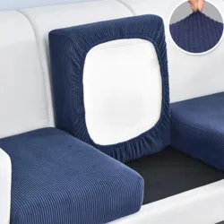 Funda para cojín de asiento de sofá de Jacquard, funda para silla elástica, lavable, extraíble, Protector de sofá Polar de 1/2/3/4 asientos, 1 ud.