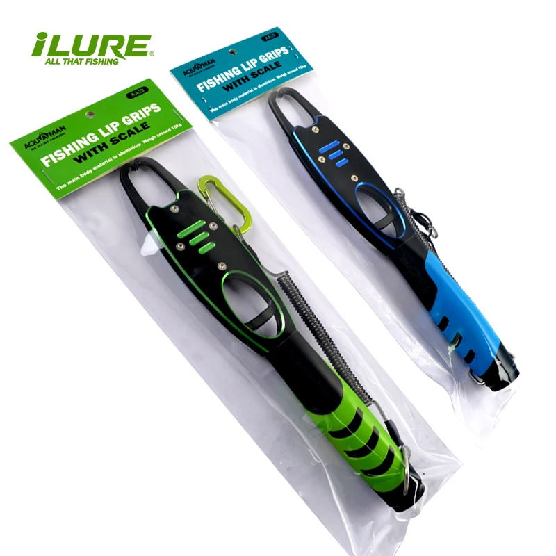 Nueva pinza de labio de pesca, alicates para pescado, agarre de mano, pinza de agarre de pesca portátil de aleación de aluminio con báscula de peso, herramientas de aparejos de pesca - imagen 5