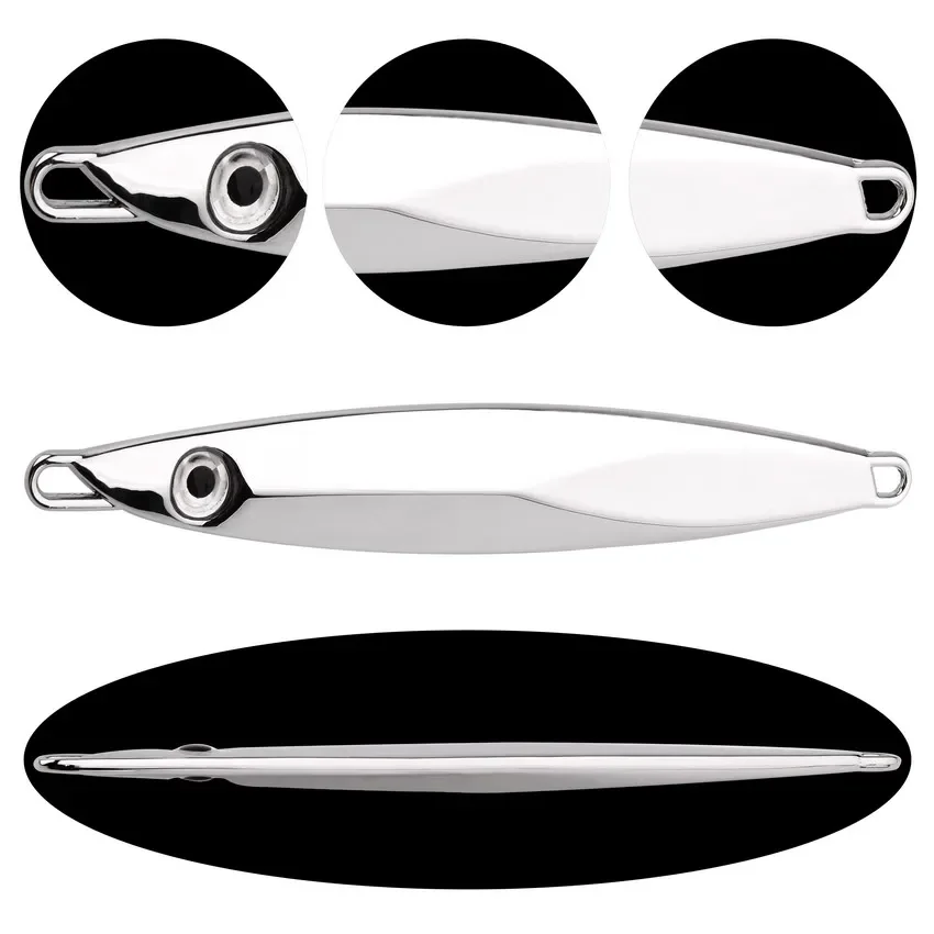 Senuelo Jigging Metal Agua Salada - Varios Pesos para Mar