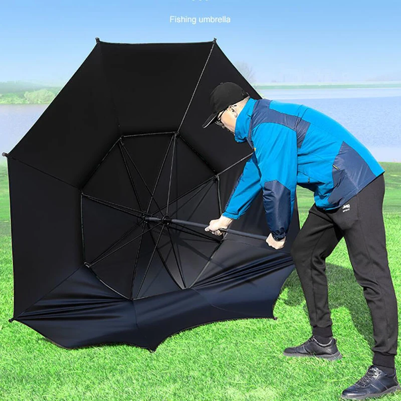 Sombrilla plegable Anti-Uv impermeable para exteriores, sombrilla de 1,8 m y 2,6 ° para playa, Camping y pesca, 360 m - imagen 3