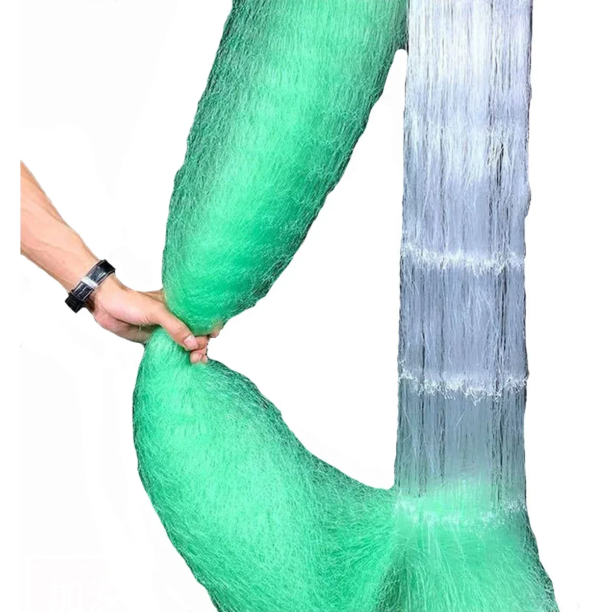 POUI COME DREAM Profundidad 1,5 m-10 m Monofilamento de nailon fuerte Tres capas Plomo Red de pesca Longitud 80 m-90 m Trammel Red de Pesca - imagen 3