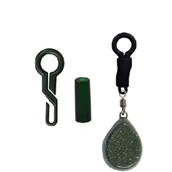 Clips de plomo trasero para carpa con tubo y cambio rápido