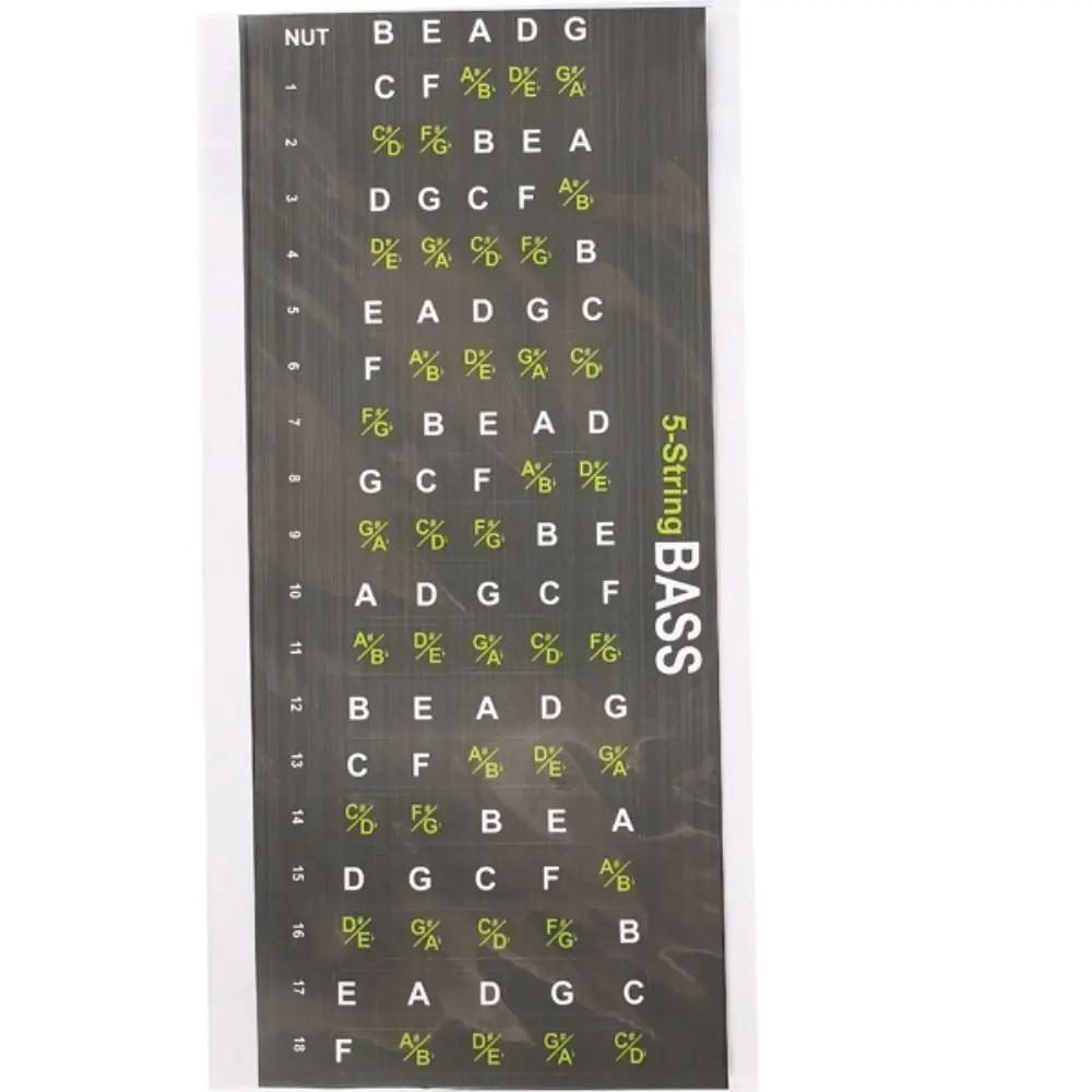 Diapasón de guitarra portátil, pegatina de nota, tono de iluminación, diapasón, sentido, aprendizaje Musical - imagen 2