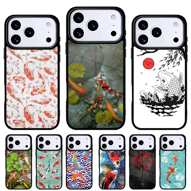 Funda Móvil Peces Koi – Diseño Japonés para iPhone