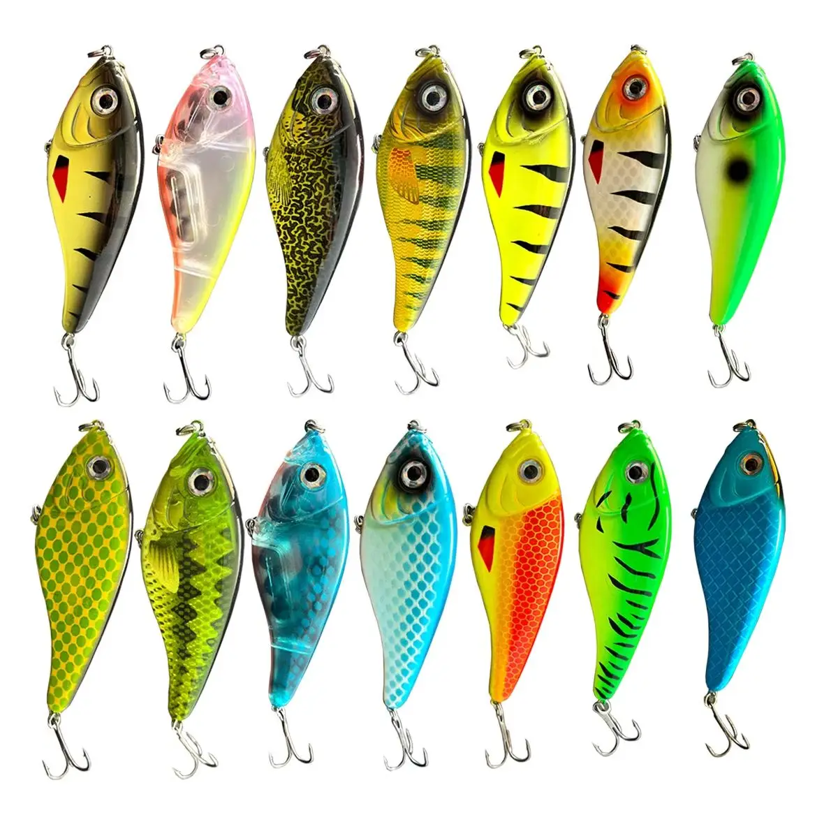 11,5 cm 36g Swim GLIDEBAIT señuelo de Pesca Jerkbait cebo Artificial duro de fundición larga para Lucio Artificial Wobbler Pesca Leurre perca - imagen 4