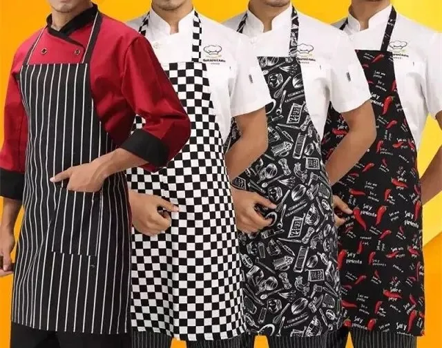 Delantal en cocina