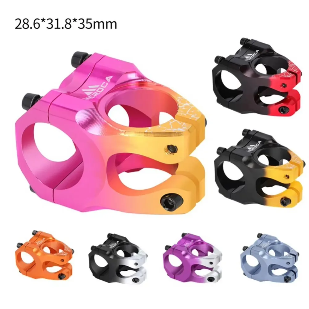 Vástago de manillar de bicicleta MEROCA, vástago de bicicleta ajustable de alta resistencia, vástago de bicicleta de montaña de aleación de aluminio de 35mm - imagen 3