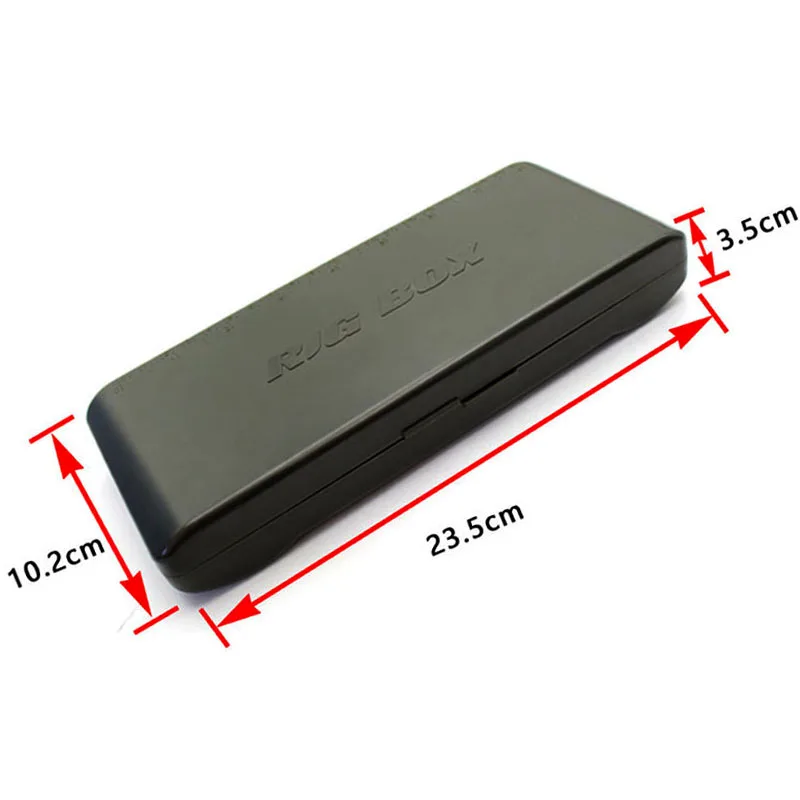 Anzuelo de pesca de carpa, aparejo de enlace, billetera, caja de aparejos Zig Chod, caja de almacenamiento de aparejo de pelo rígido para equipo de sedal de pesca de carpa - imagen 2