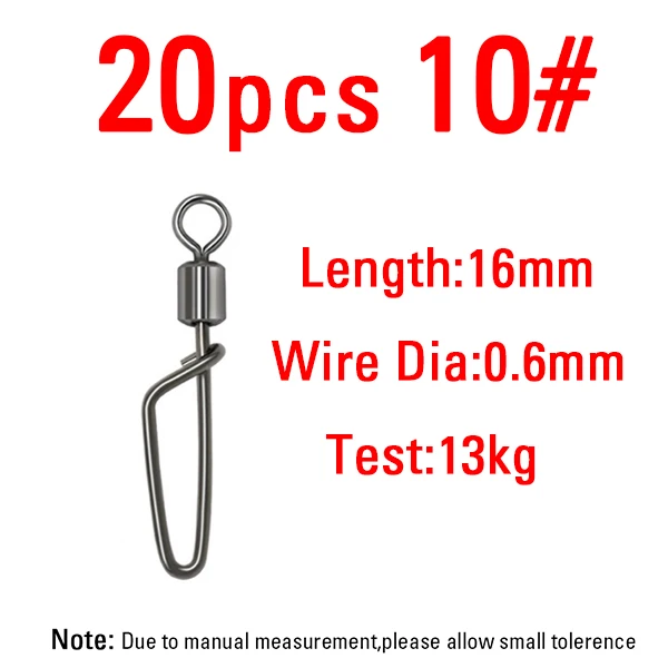 20pcs size 10