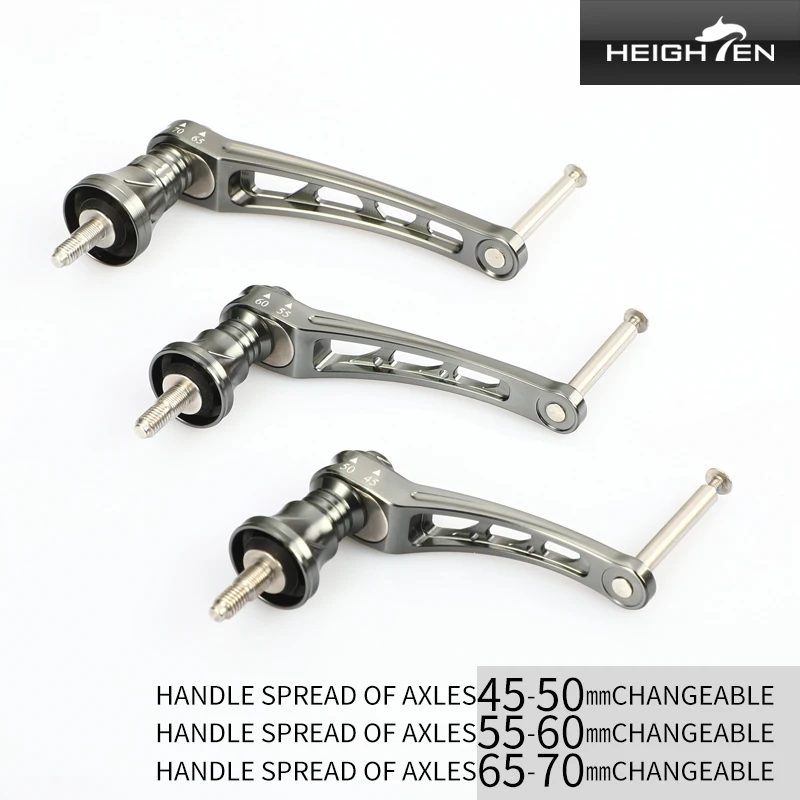 Accesorios de modificación de carrete de pesca de un solo eje HEIGHTEN 45-50mm 55-60mm 65-70mm herramientas de equipo de pesca compatibles con carretes