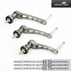 Accesorios de modificación de carrete de pesca de un solo eje HEIGHTEN 45-50mm 55-60mm 65-70mm herramientas de equipo de pesca compatibles con carretes