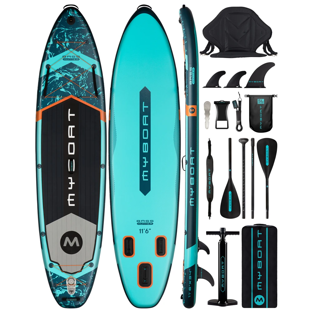 Myboat Tabla de Paddle Inflable Extra Ancha para Pesca y SUP - imagen 2