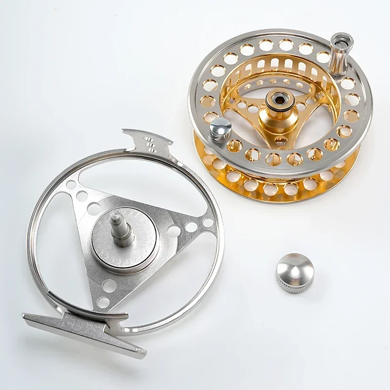 Carrete de pesca ultraligero para niños, relación de engranaje 2 + 1BB 1:1, 7/8 5/6, carrete de pesca de aleación de aluminio completo con arrastre ajustable de hasta 2kg - imagen 2