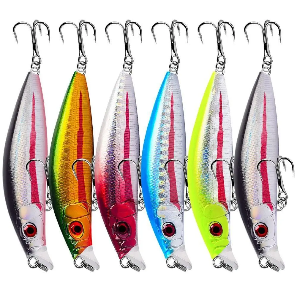 Cebo de Bamino para pesca, cebo duro Artificial giratorio de 7,5 cm y 8g, producto para buceo profundo, hundimiento, pez mandarín - imagen 2