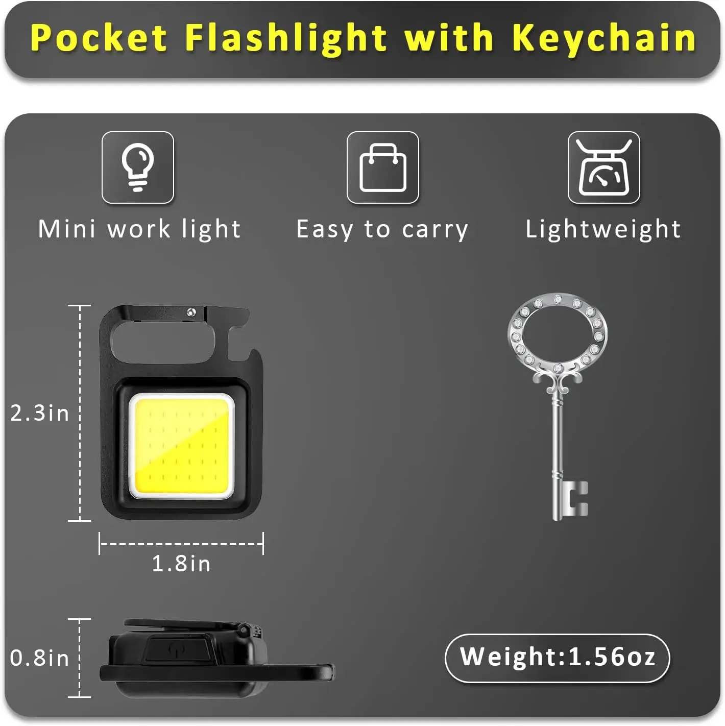 Linterna LED ultrabrillante impermeable USB recargable - imagen 2
