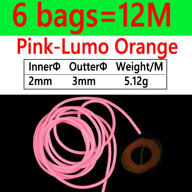 6 bags Pink