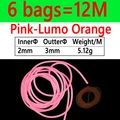 6 bags Pink