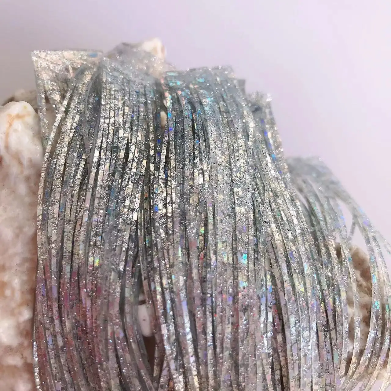 Capas de falda de silicona para señuelo de pesca, Material de falda de silicona para artesanía de aparejos, Spinner DIY, plantillas de goma, Buzzbait 8850-001 - imagen 3