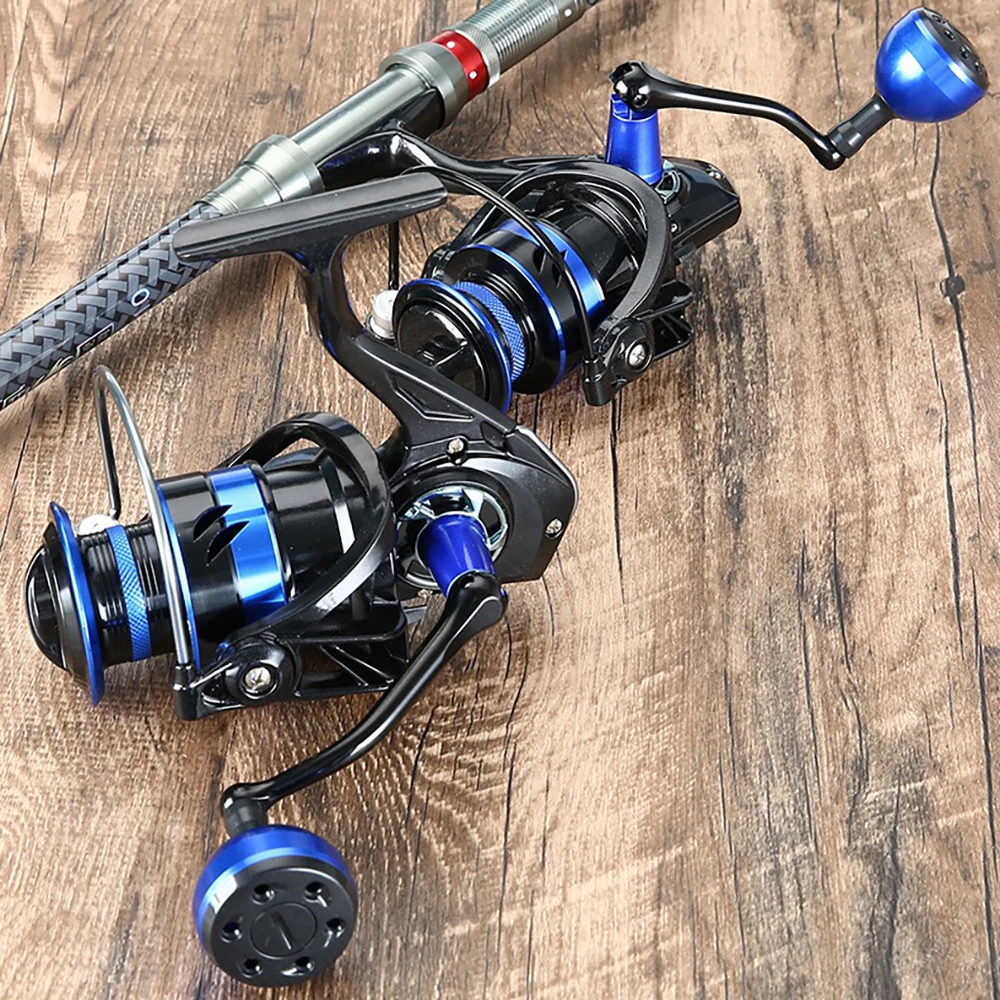 GHOTDA-carrete de pesca basculante CNC, bobina de línea de gran capacidad, con mango de Metal, rueda giratoria de gran potencia, para todas las aguas - imagen 4