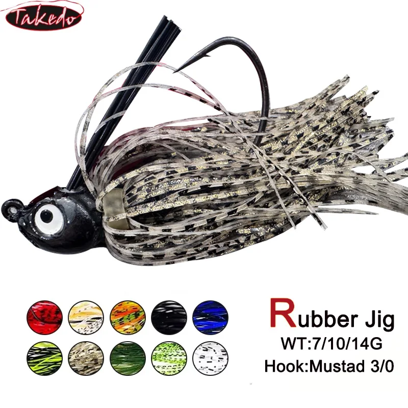 Faldas de silicona TAKEDO para Buzzbait y Wobbler – Lubina y Lucio - imagen 2