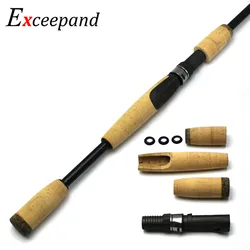 Exceepand-asiento de carrete IPS Original Fuji tamaño 16 con mango de construcción de caña de pescar de corcho puro de grado A, componente de reparación de agarre dividido