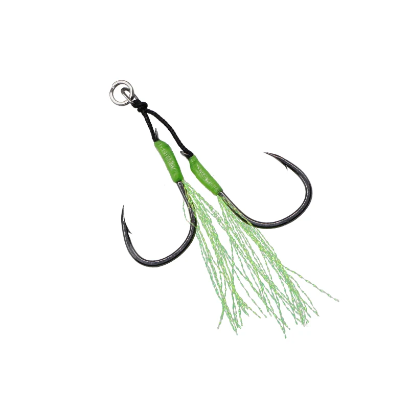 JK-Plantilla de Metal JH-17, gancho de asistencia luminoso, acero al carbono, púas, aparejos de asistencia, 17 # - imagen 3