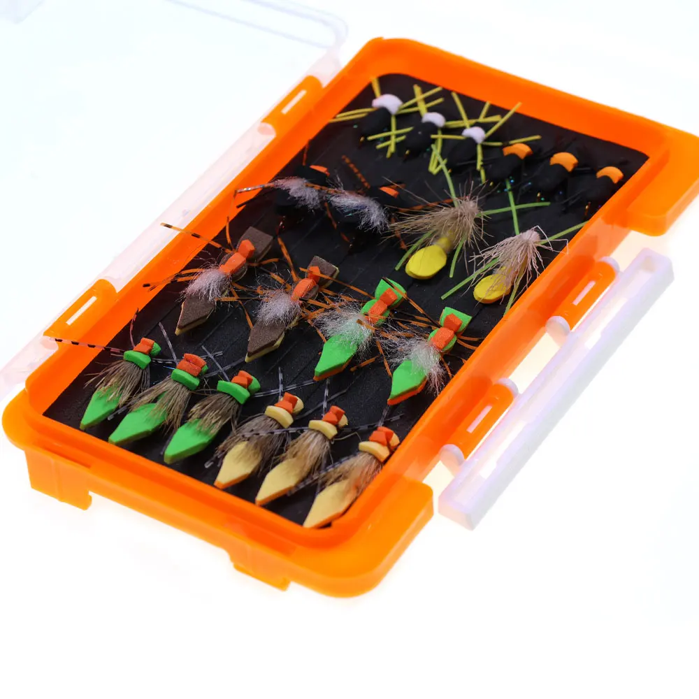 Bimoo Moscas Secas Flotantes Gafillo Escarabajo – Trucha, Lubina