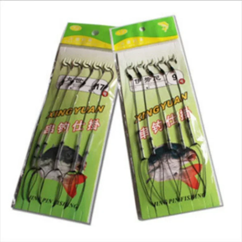 Set anzuelos y líder antibobinado para montaje de aparejos pesca - imagen 5
