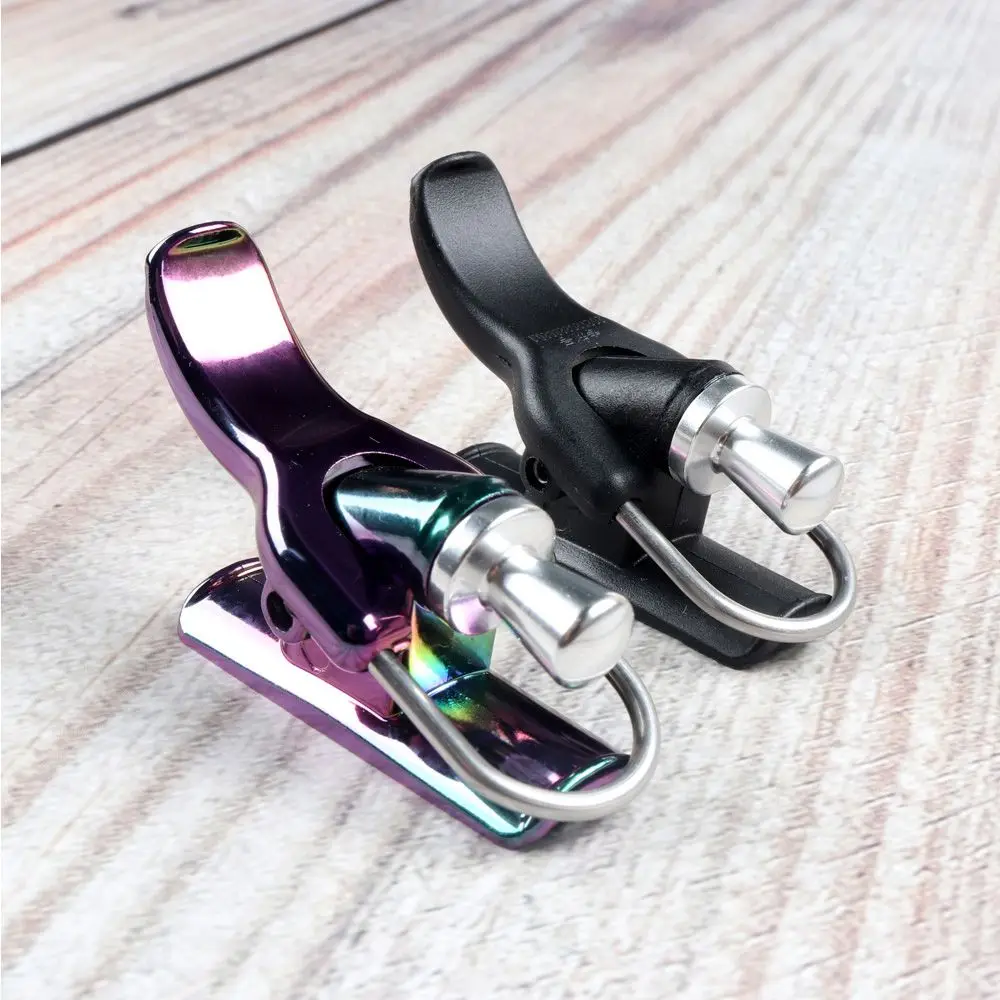 Abrazadera de pistola de lanzamiento de Pesca Marina separable, botón de pulgar, herramienta de fundición de surf, Clip de barril de gatillo, Protector de dedo de pez, 3 colores - imagen 2