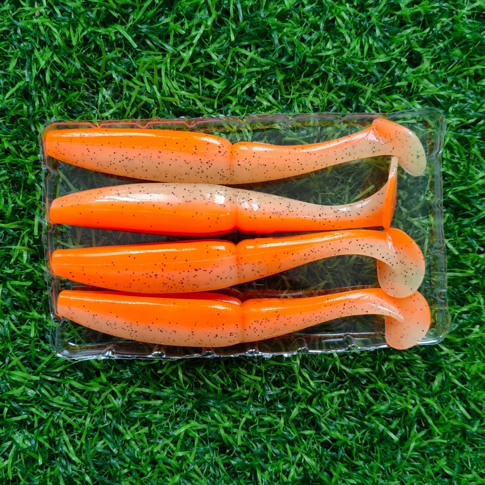 MUKUN 4 Uds señuelo de pesca 110mm 12G cebos blandos pesca Wobbler cebo de lubina pesca Artificial señuelo suave tacke