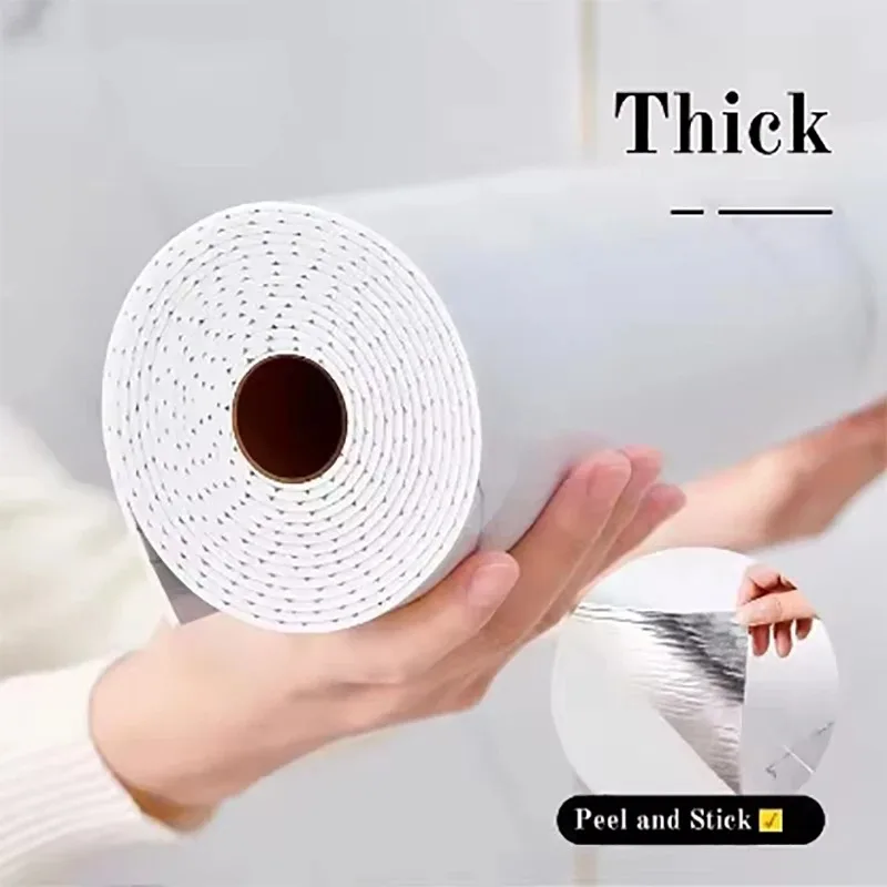 Papel tapiz de mármol de espuma gruesa, 1 rollo, pegatina de pared impermeable y antiincrustante, papel tapiz autoadhesivo para dormitorio y sala de estar - imagen 3