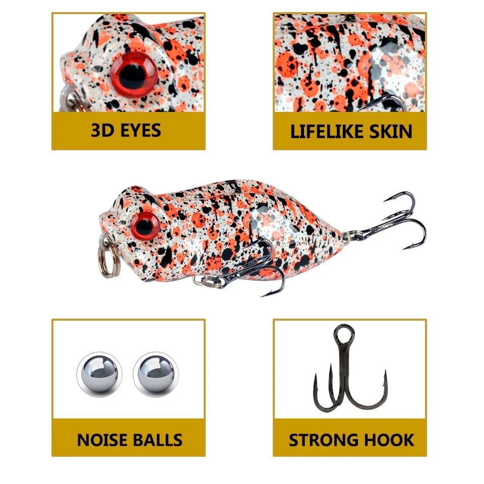 1 Uds señuelo de pesca con manivela cebos duros artificiales 4cm 3,2g Crankbait Jerkbait Wobbler aparejos de pesca buenos anzuelos triples aparejos - imagen 3