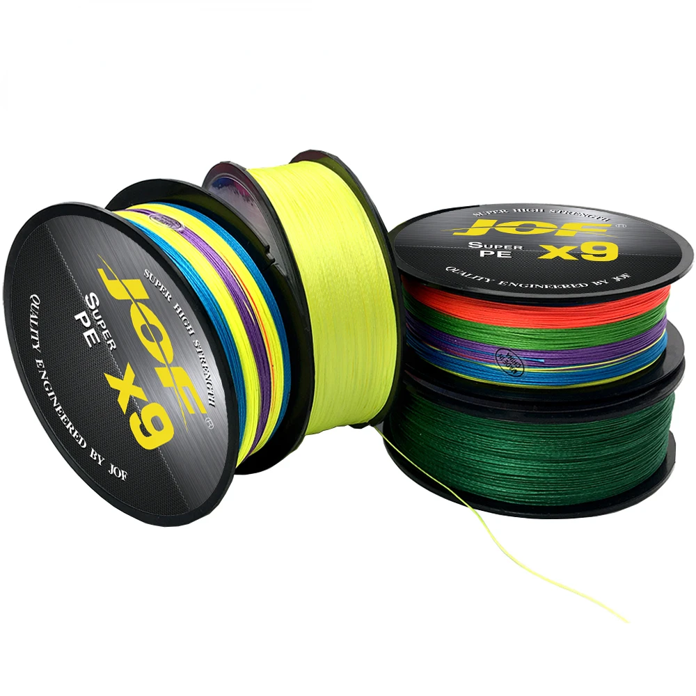 JOF 9-sedal trenzado X9 de alta densidad para Pesca con mosca, superliso multifilamento, 500M de diámetro: 0,14mm-0,40mm, caña de pescar - imagen 5