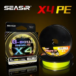 Seasir X4 Hilo de Pesca PE Trenzado Alta Resistencia Calidad Superior