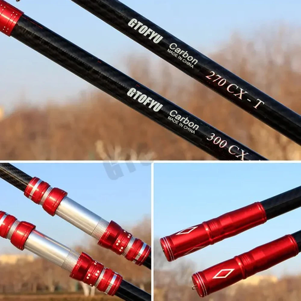 Caña Telescópica Surfcasting Carbono – Lanzamiento Pesado - imagen 3