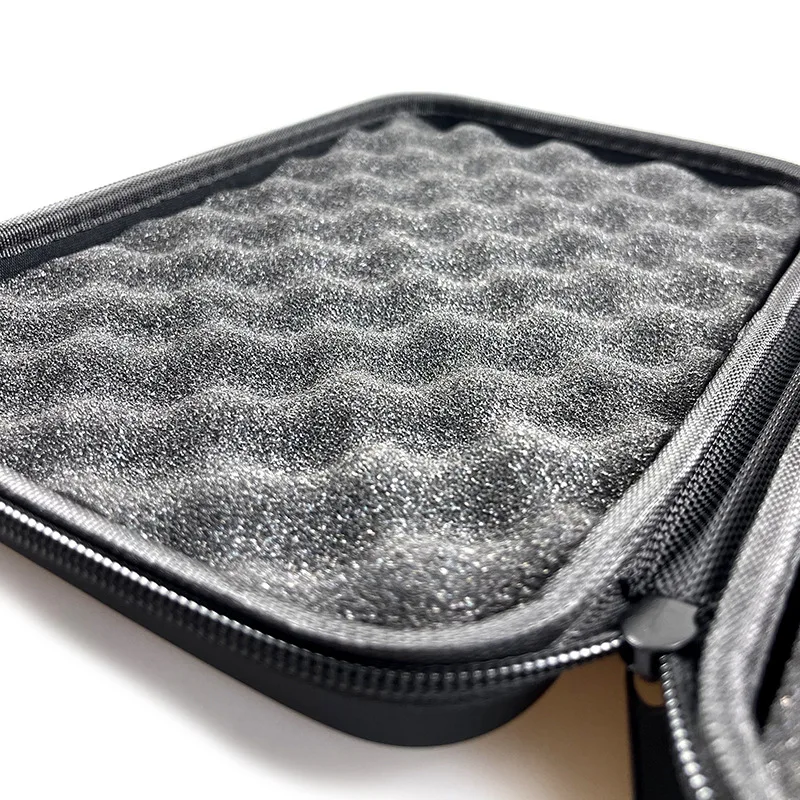 JSFUN-caja de almacenamiento de pesca Swinger, almohadilla de espuma EVA, aparejos de pesca de carpa con cremallera, 9,8x6,9x2,2 pulgadas, para entusiastas de la pesca - imagen 3