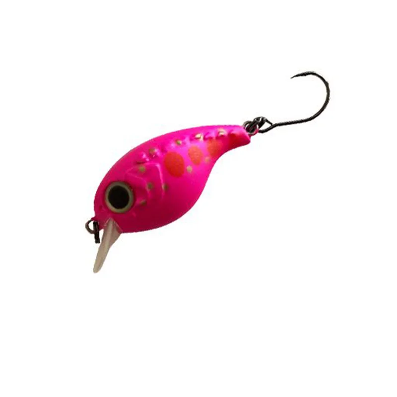 BassLegend pesca flotante Mini Crankbait señuelo de plástico duro lubina Lucio trucha salmón señuelo 28mm 2g ultraligero Wobbler - imagen 3