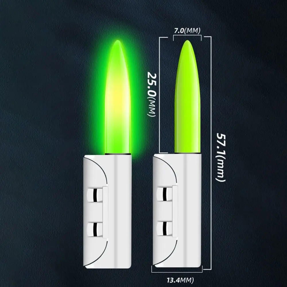 Barra de luz fluorescente para caña de pescar, barra de luz con flotador rojo/verde/flash de chorro, batería 425, alarma de mordida oscura - imagen 4
