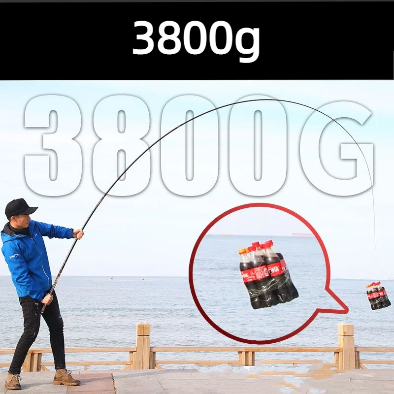 Caña de pescar ultraligera, 3,6-7,2 m, 4H, 5H, 6H - imagen 3