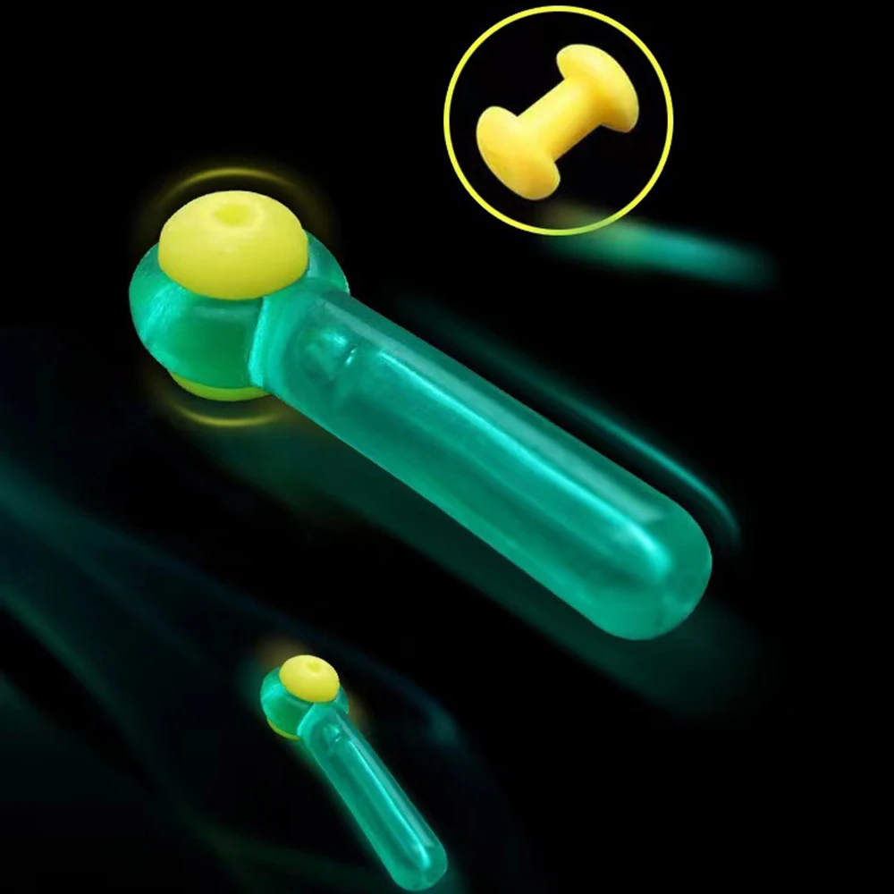 50 unids/lote asiento flotante de pesca de silicona Anti-enrollado pesca de carpa de mar frijol pesca soporte a la deriva Bobbers accesorios de aparejos - imagen 4