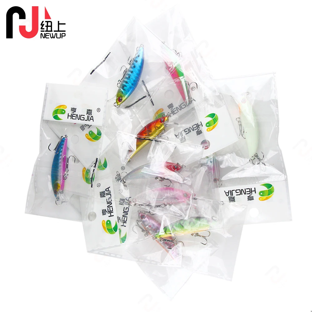 Newup-Cebo duro Artificial para Pesca, aparejos de Pesca de lubina, 5,5 cm-4,8g-10 #, 30 unidades - imagen 3