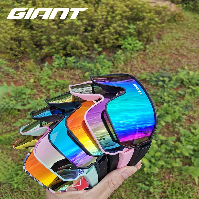 Gafas de ciclismo gigantes antisudor y antivaho con visión de alta definición Certificado CE/ANSI Diseño Cateye MTB/Bicicleta de carretera hombre mujer