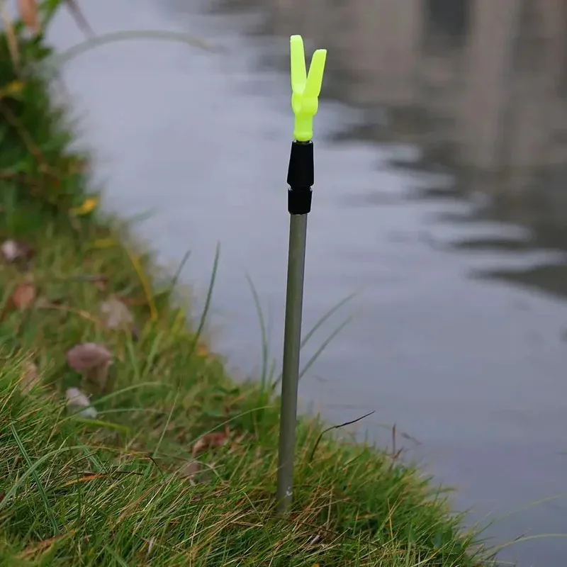 Soporte retráctil para caña de pescar, soporte para caña de pescar en el suelo, soporte para caña de pescar para Surf, bagre, adecuado para playas, estanques de arena, ríos - imagen 2