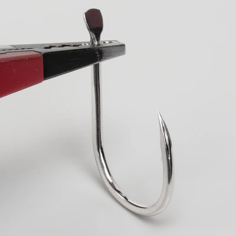 TEASER 8060 2X 10 unids/bolsa pesca de plantilla lenta de agua salada anzuelos de potencia con púas 2/0 3/0 5/0 7/0 9/0 anzuelo de Jigging ligero de acero alto en carbono - imagen 5