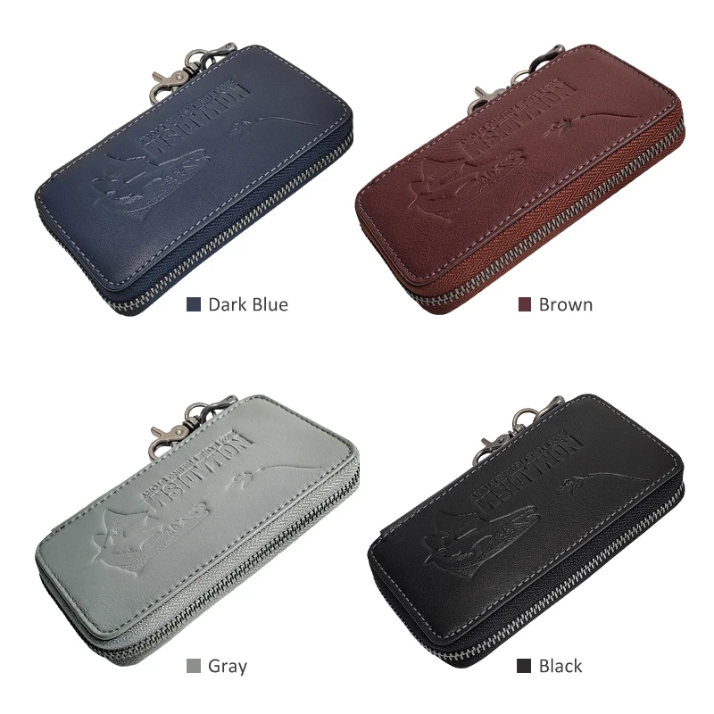 Bolsa de pesca portátil, cuchara giratoria, almacenamiento de cebo, Estuche Duro para señuelos, gancho, plantilla de Metal, bolsa de herramientas de cebo de lentejuelas - imagen 5