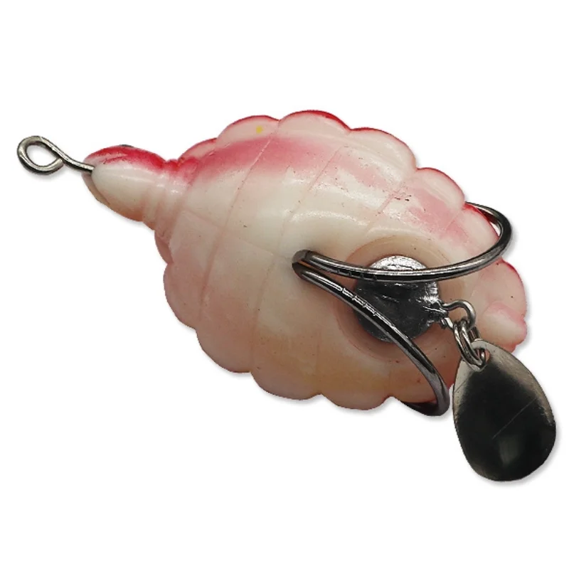 Señuelos de Pesca falsos de 5 piezas, cebo de rana, sistema de superficie de agua, gancho de acero de Gel de sílice, suministros de pesca de lentejuelas de tortuga, 1 Juego - imagen 3