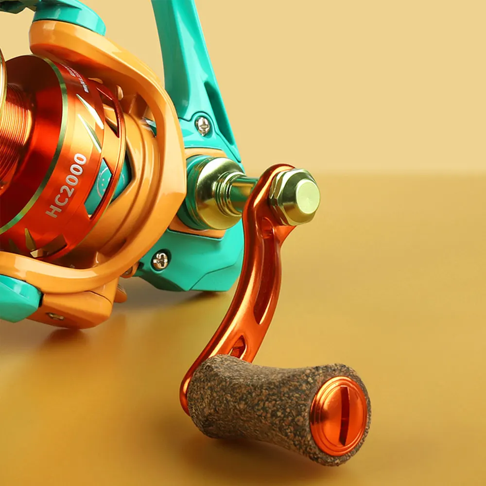 Carrete giratorio BILLINGS, carrete de pesca giratorio de agua dulce, ultrasuave, relación de engranaje 5,2: 1, arrastre máximo de 17,63 libras con carrete de aluminio - imagen 4